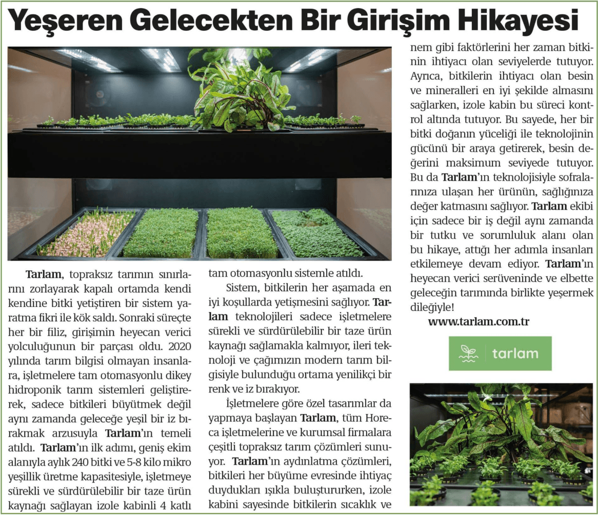 Bir Cihazdan Daha Fazlası: Tarlam Bitki Fabrikaları